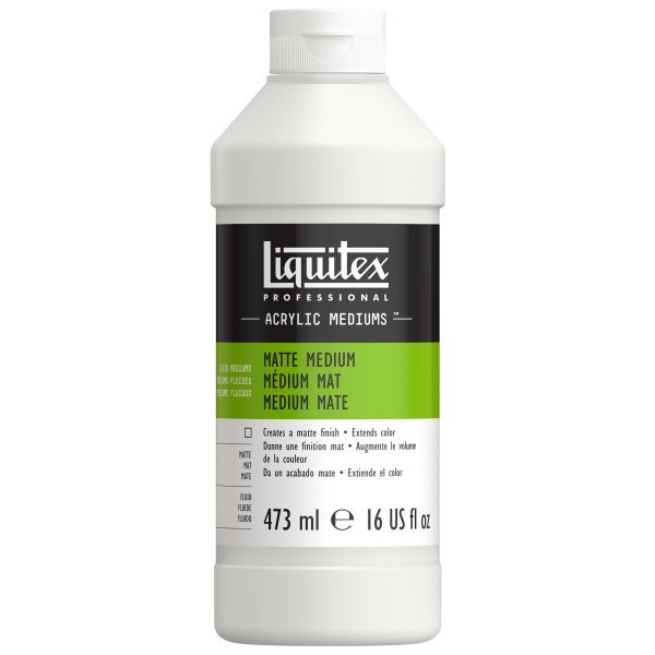 Liquitex Matte Medium 16 oz - merriartist.com