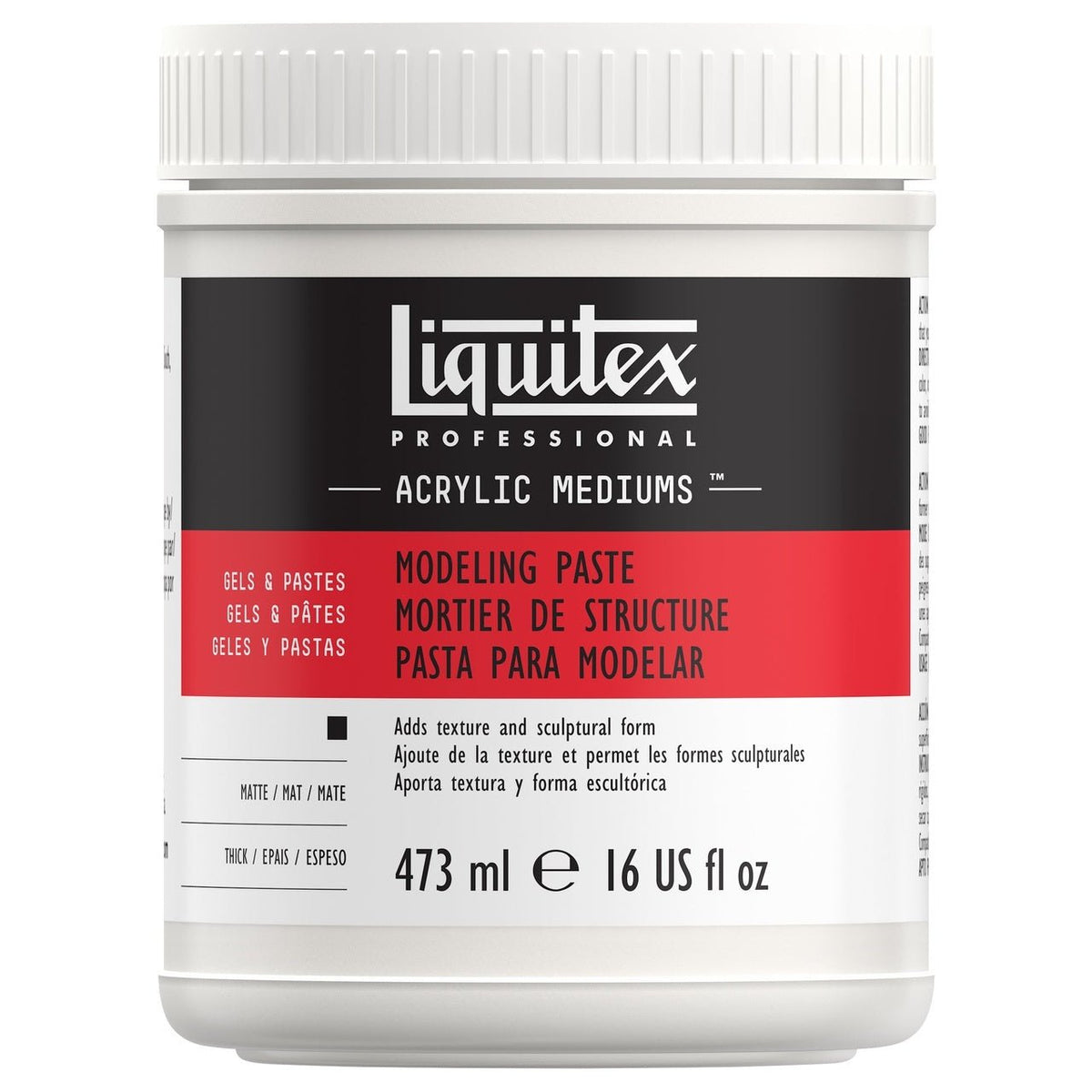 Liquitex Modeling Paste 16 oz - merriartist.com