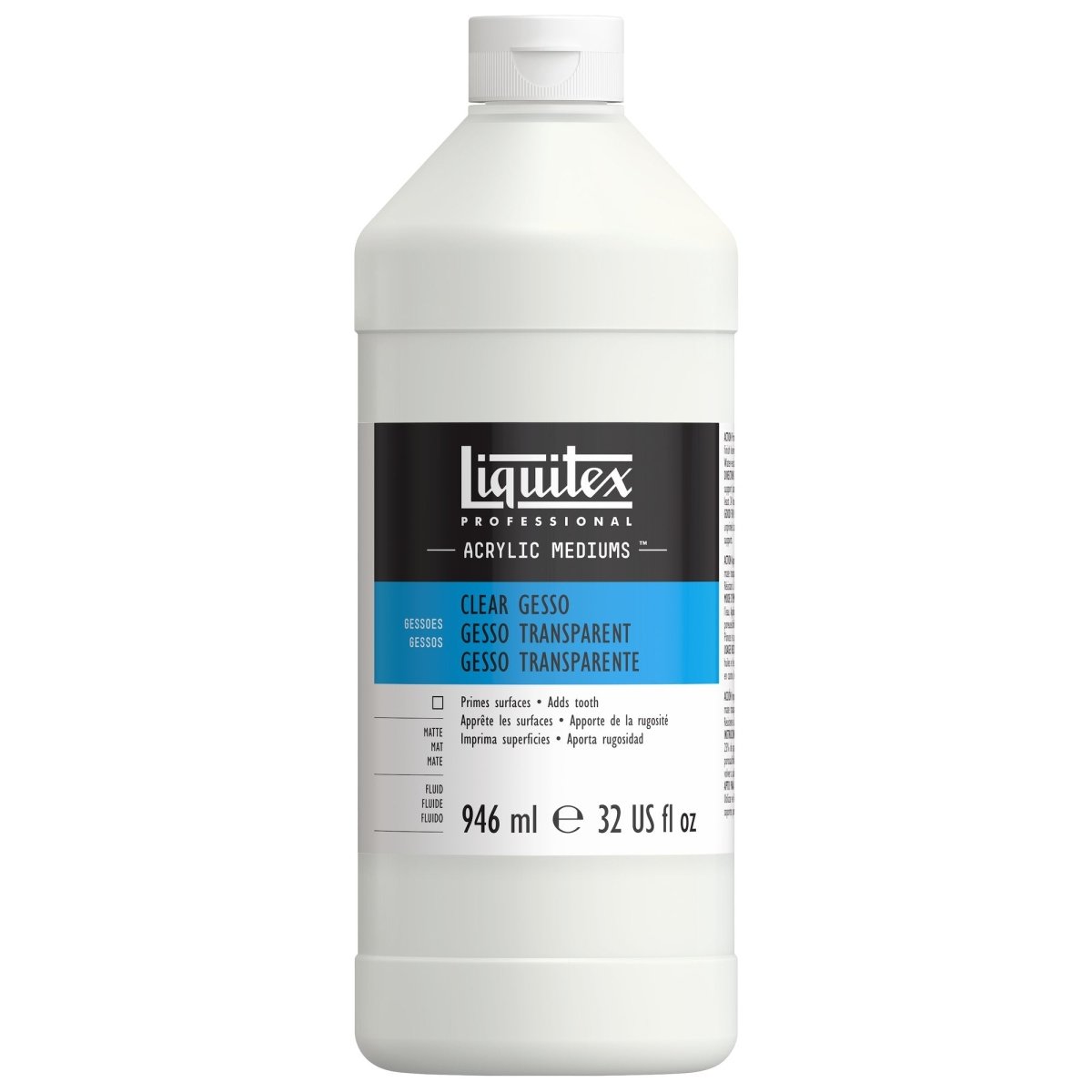 Liquitex Professional Clear Acrylic Gesso 32 oz - merriartist.com