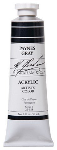 M. Graham Acrylic Color Paynes Gray - 2 ounce (60 ml) - merriartist.com