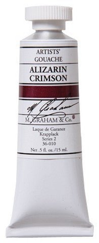 M. Graham Gouache Alizarin Crimson 15ml - merriartist.com