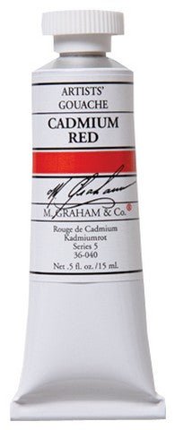 M. Graham Gouache Cadmium Red 15ml - merriartist.com