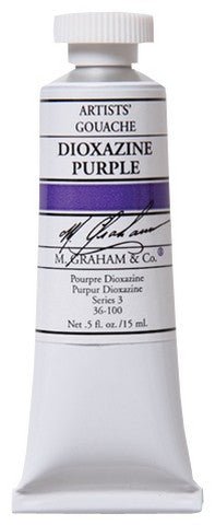 M. Graham Gouache Dioxazine purple 15ml - merriartist.com