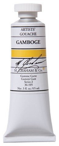 M. Graham Gouache Gamboge 15ml - merriartist.com