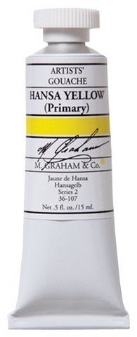 M. Graham Gouache Hansa Yellow (Primary) 15ml - merriartist.com