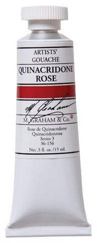 M. Graham Gouache Quinacridone Rose 15ml - merriartist.com