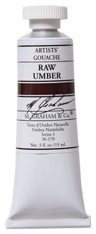 M. Graham Gouache Raw Umber 15ml - merriartist.com