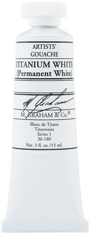 M Graham Titanium White 60ml Gouache