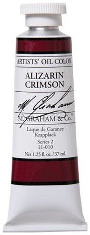 M. Graham Oil Color - Alizarin Crimson 37 ml - merriartist.com