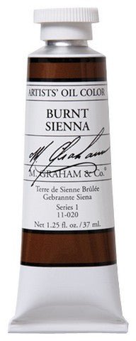 M. Graham Oil Color - Burnt Sienna 150 ml - merriartist.com