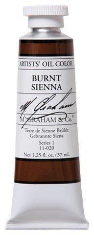 M. Graham Oil Color - Burnt Sienna 37 ml - merriartist.com