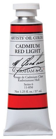 M. Graham Oil Color - Cadmium Red Light 37 ml - merriartist.com