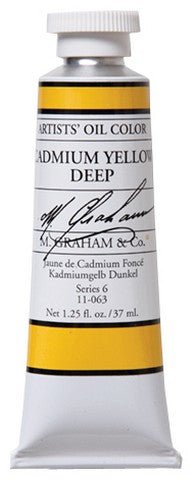 M. Graham Oil Color - Cadmium Yellow Deep 37 ml - merriartist.com
