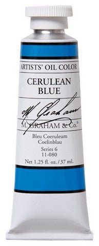 M. Graham Oil Color - Cerulean Blue 37 ml - merriartist.com