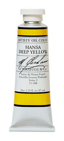 M. Graham Oil Color - Hansa Yellow Deep 37 ml - merriartist.com