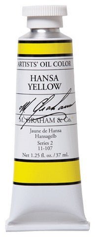M. Graham Oil Color - Hansa Yellow (lemon) 37 ml - merriartist.com