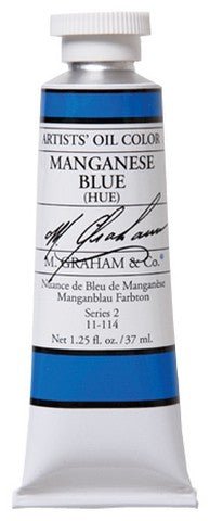 M. Graham Oil Color - Manganese Blue 37 ml - merriartist.com