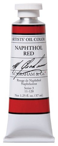 M. Graham Oil Color - Naphthol Red 150 ml - merriartist.com