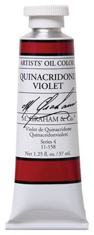 M. Graham Oil Color - Quinacridone Violet 37 ml - merriartist.com