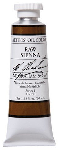 M. Graham Oil Color - Raw Sienna 37 ml - merriartist.com