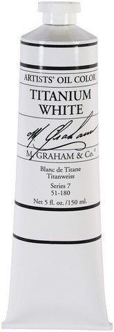 M. Graham Oil Color - Titanium White 150 ml - merriartist.com