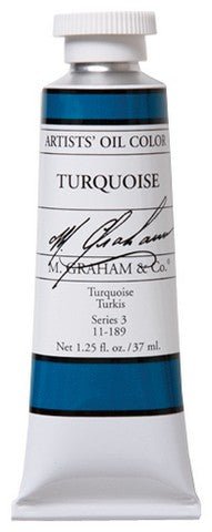 M. Graham Oil Color - Turquoise 37 ml - merriartist.com