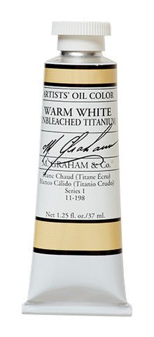 M. Graham Oil Color - Warm White (Unbleached Titanium) 150 ml - merriartist.com