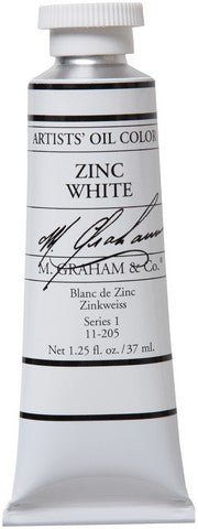 M. Graham Oil Color - Zinc White 37 ml - merriartist.com