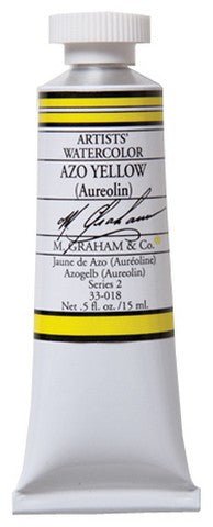 M. Graham Watercolors 15 ml - Azo Yellow - merriartist.com