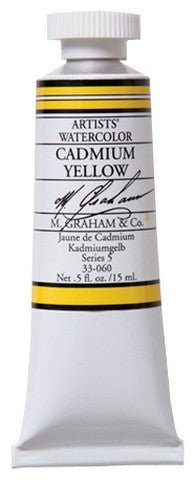 M. Graham Watercolors 15 ml - Cadmium Yellow - merriartist.com