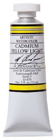 M. Graham Watercolors 15 ml - Cadmium Yellow Light - merriartist.com