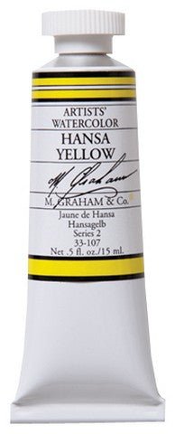 M. Graham Watercolors 15 ml - Hansa Yellow - merriartist.com