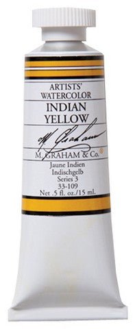 M. Graham Watercolors 15 ml - Indian Yellow - merriartist.com