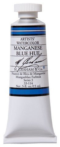 M. Graham Watercolors 15 ml - Manganese Blue Hue - merriartist.com