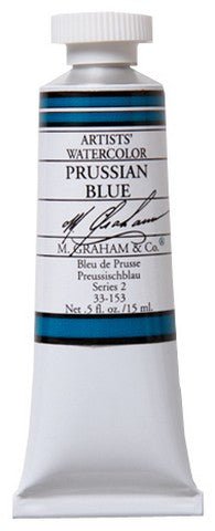M. Graham Watercolors 15 ml - Prussian Blue - merriartist.com