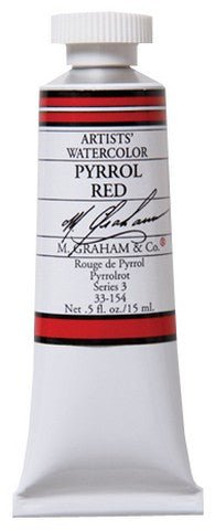 M. Graham Watercolors 15 ml - Pyrrol Red - merriartist.com