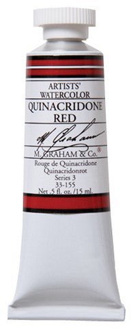 M. Graham Watercolors 15 ml - Quinacridone Red - merriartist.com