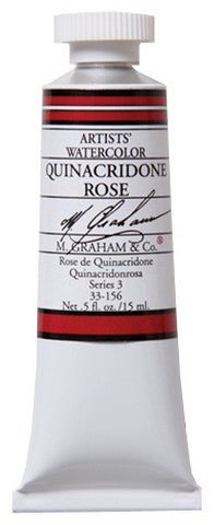 M. Graham Watercolors 15 ml - Quinacridone Rose - merriartist.com