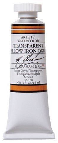 M. Graham Watercolors 15 ml - Transparent Yellow Iron Oxide - merriartist.com