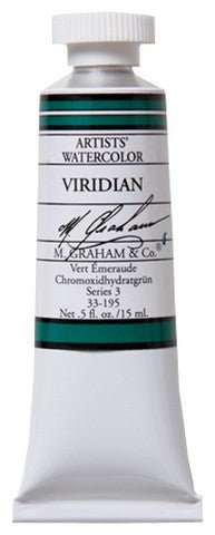M. Graham Watercolors 15 ml - Viridian - merriartist.com