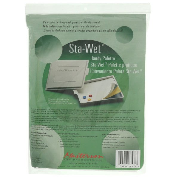 Masterson #857 Sta-Wet Handy Palette - The Merri Artist - merriartist.com