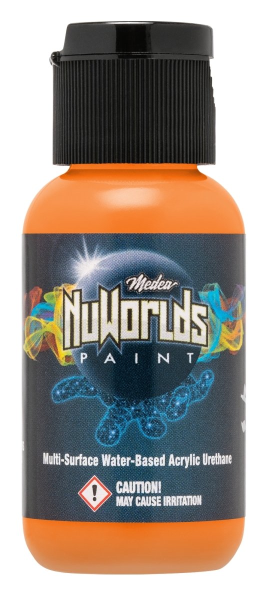 Medea NuWorlds Paint - Impenetrable Orange 1 oz - merriartist.com