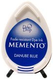 Memento Dye Ink Pad - Dew Drop Danube Blue - merriartist.com