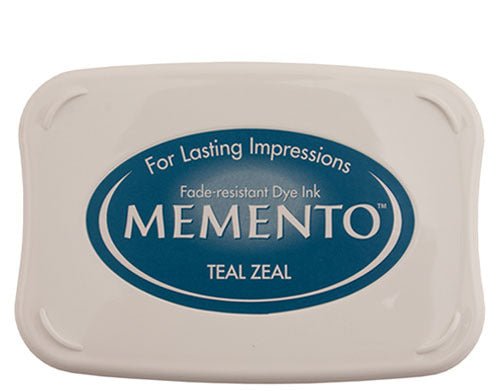 Memento Dye Ink Pad - Teal Zeal - merriartist.com