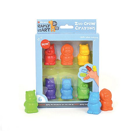 Micador Zoo Crew 6-Crayon Set - merriartist.com