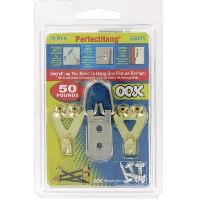 Ook Perfect Hang Set - 50 lb Capacity - 12 Piece Set - merriartist.com