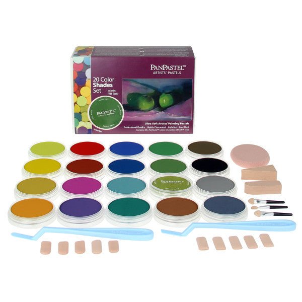 PanPastel 20 Color Set - Shades - merriartist.com