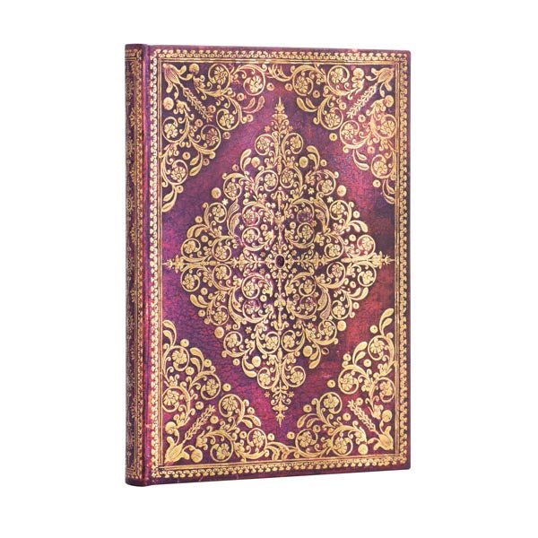 Paperblanks - Diamond Rosette Viola Midi Lined - merriartist.com