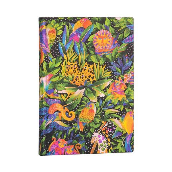 Paperblanks Flexi Jungle Song Midi 5x 7 inch Lined- 176 Pages - merriartist.com