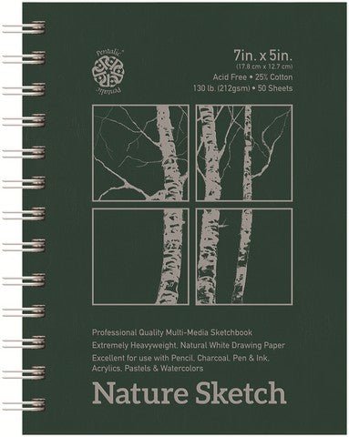 Kokuyo Field Sketch Book - Basic - 3 mm Grid - Charcoal Black